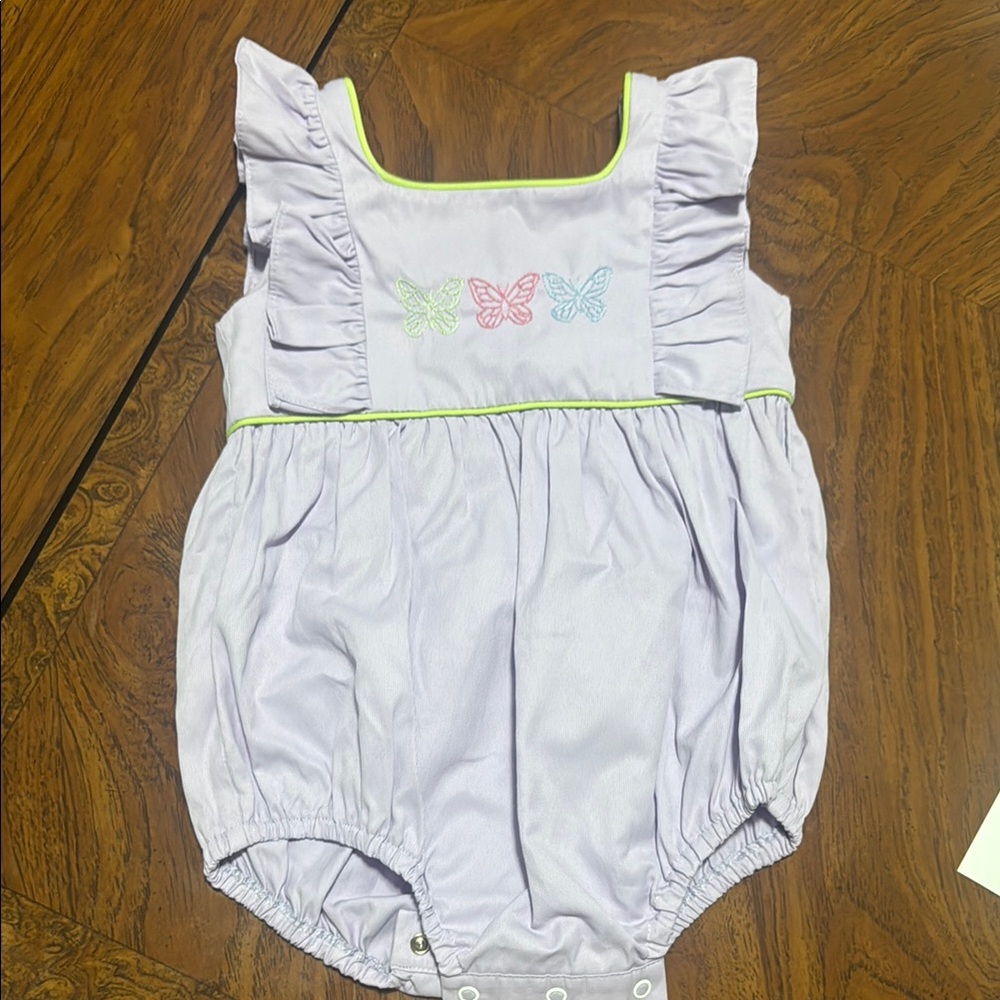 Butterfly Embroidered Bubble